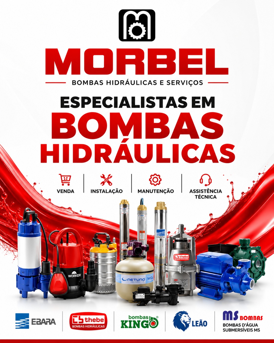 MORBEL — tradição em bombas hidráulicas, assistência técnica e soluções de bombeamento no Pará